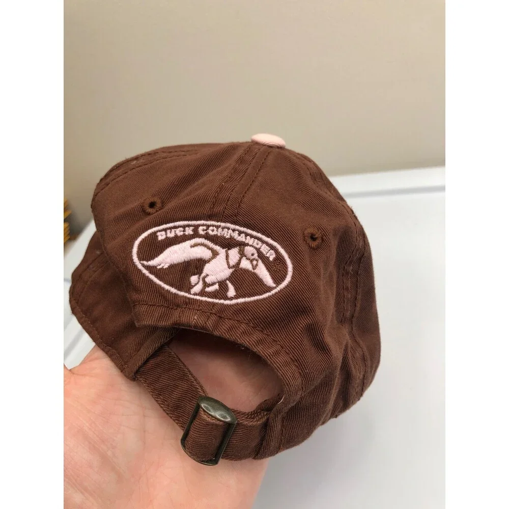 Duck Commander‎ Hat. Women's Brown Pink Adjustable Strap Cap. Sports Shooting